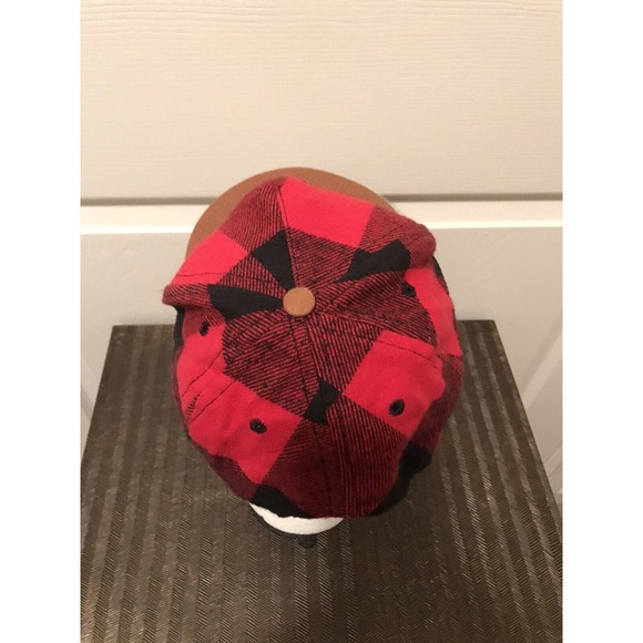 HUF Wool SnapBack Hat, Baseball Cap, Skater, Trucker, Red Buffalo Check USA - Picture 6 of 15